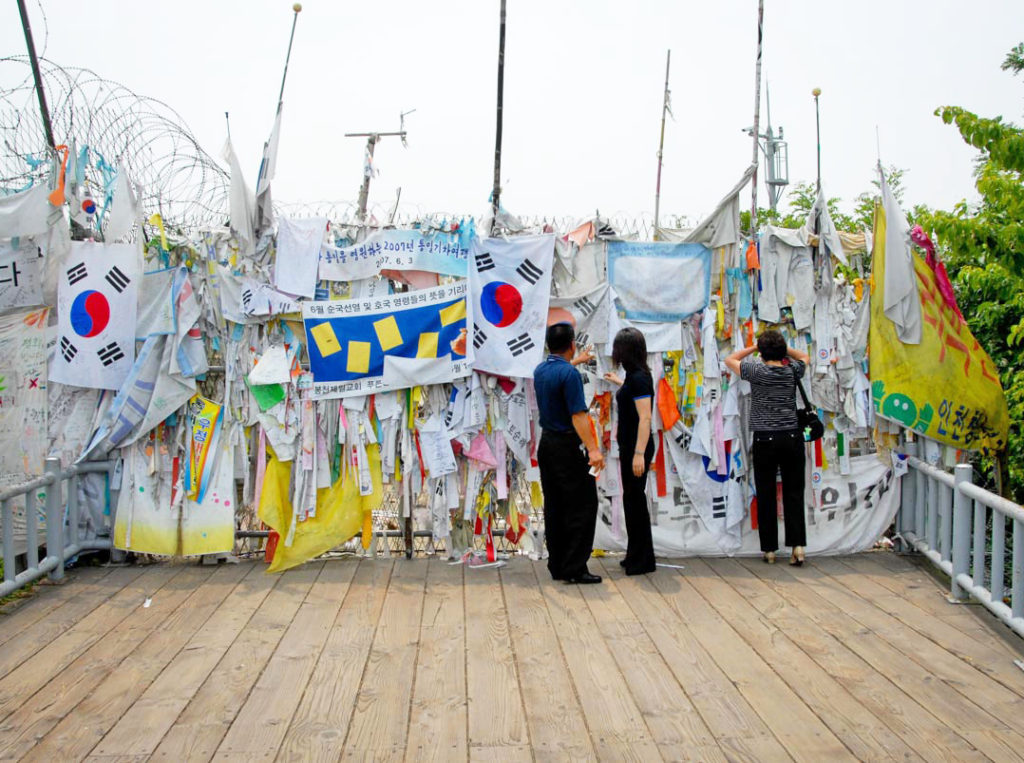 Freedom Bridge at Imjingak, Korea